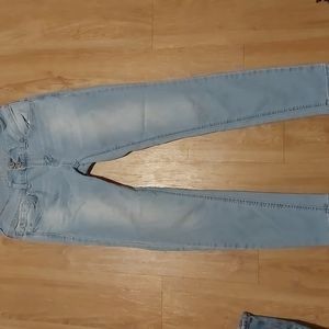 Light blue skinny jeans
